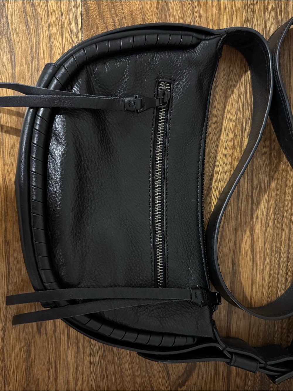 Aimee Kestenberg Black Leather Cloud Nine Handbag